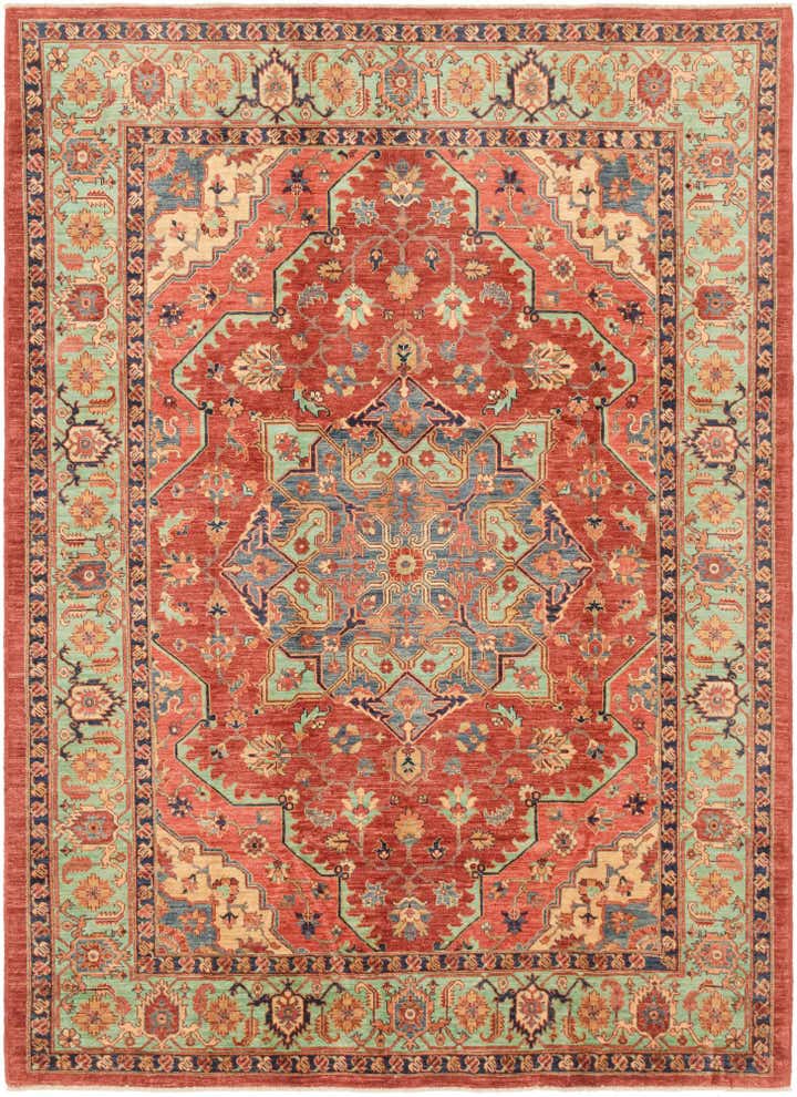 7' 3 x 9' 11 Hand Knotted Ariana Ziegler Oriental Rug