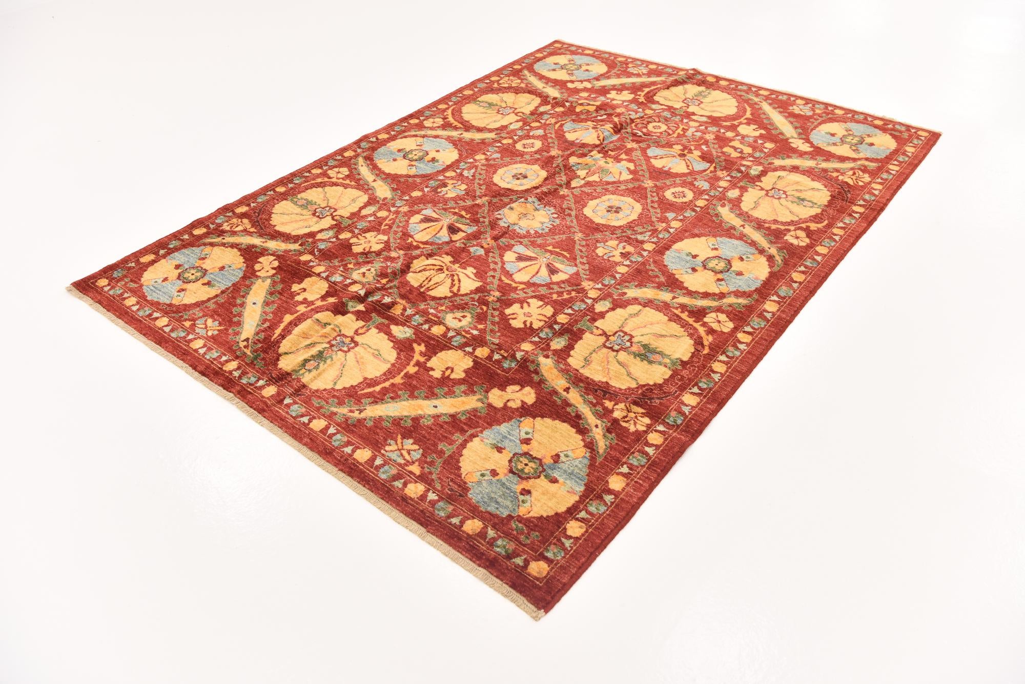 5' 8 x 7' 11 Hand Knotted Ariana Ziegler Oriental Rug