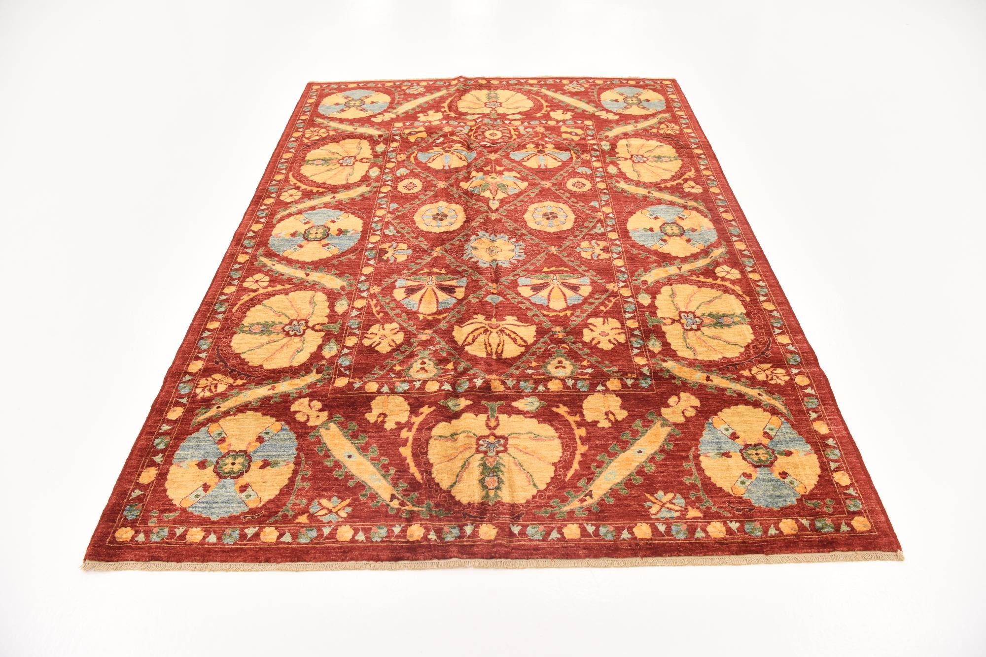 5' 8 x 7' 11 Hand Knotted Ariana Ziegler Oriental Rug