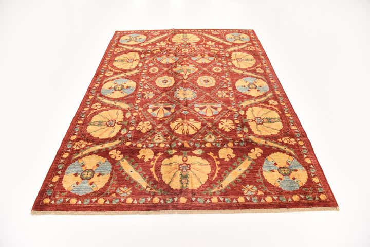5' 8 x 7' 11 Hand Knotted Ariana Ziegler Oriental Rug
