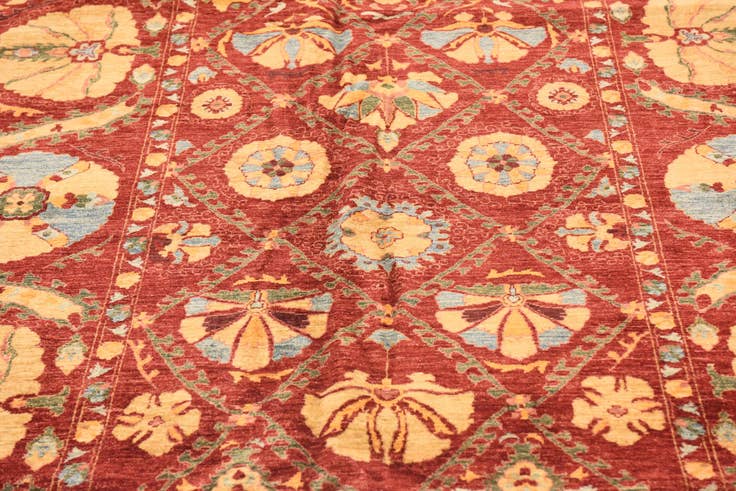 Detail image of 5' 8 x 7' 11 Hand Knotted Ariana Ziegler Oriental Rug