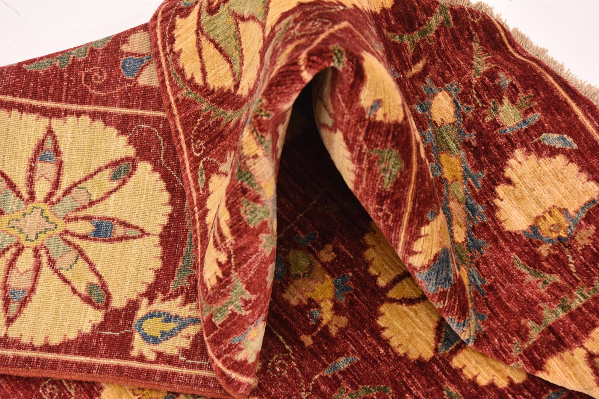 5' 6 x 8' 4 Hand Knotted Ariana Ziegler Oriental Rug