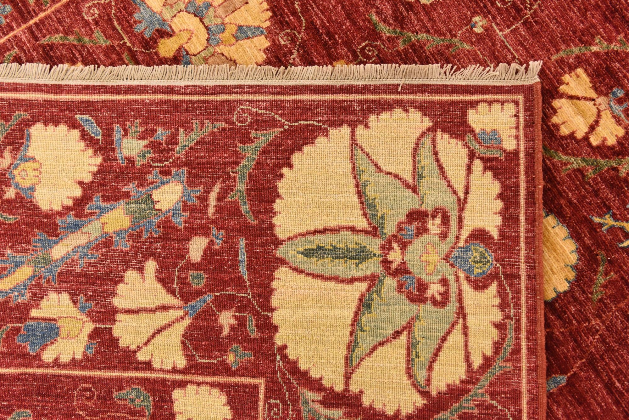 5' 6 x 8' 4 Hand Knotted Ariana Ziegler Oriental Rug