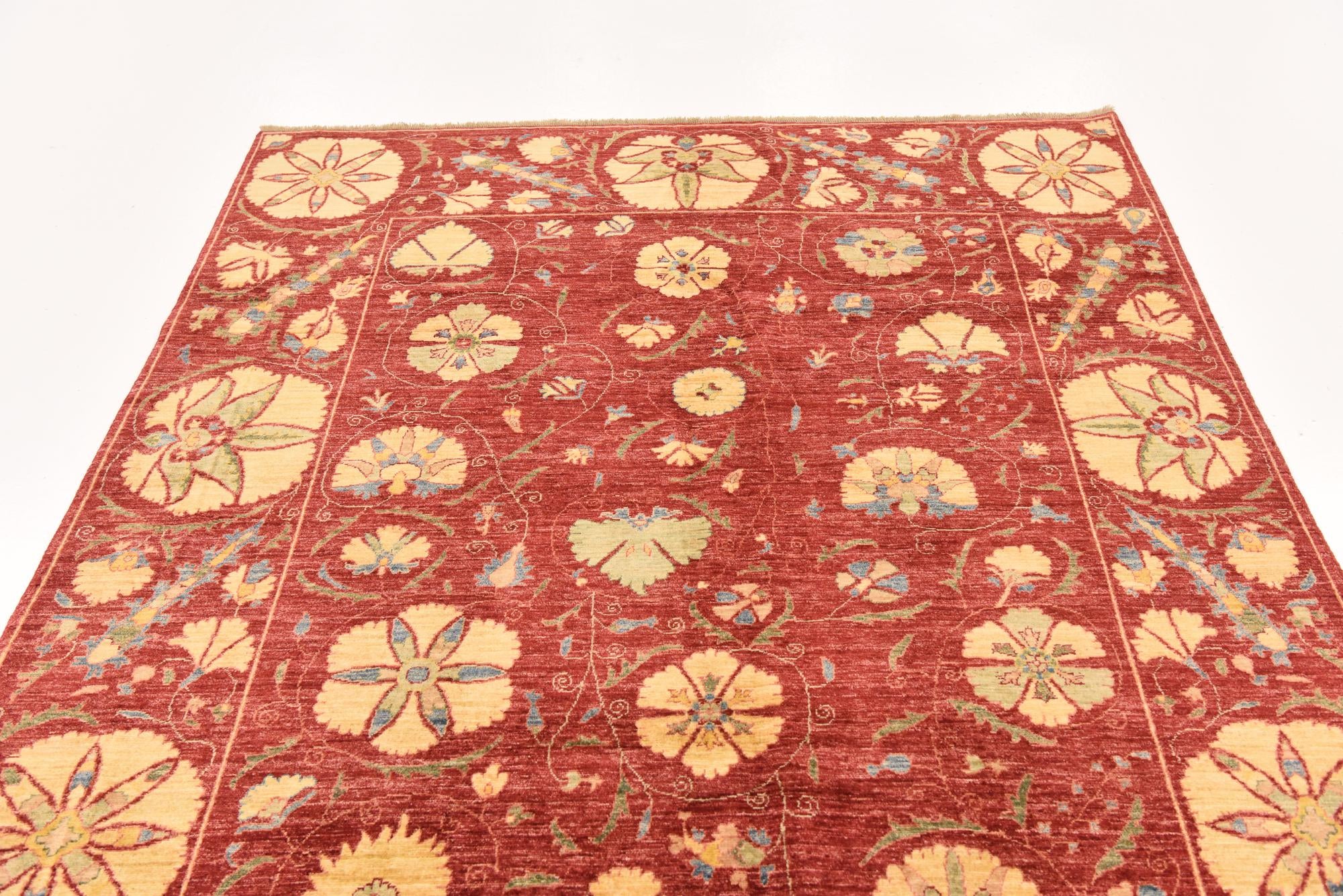 5' 6 x 8' 4 Hand Knotted Ariana Ziegler Oriental Rug