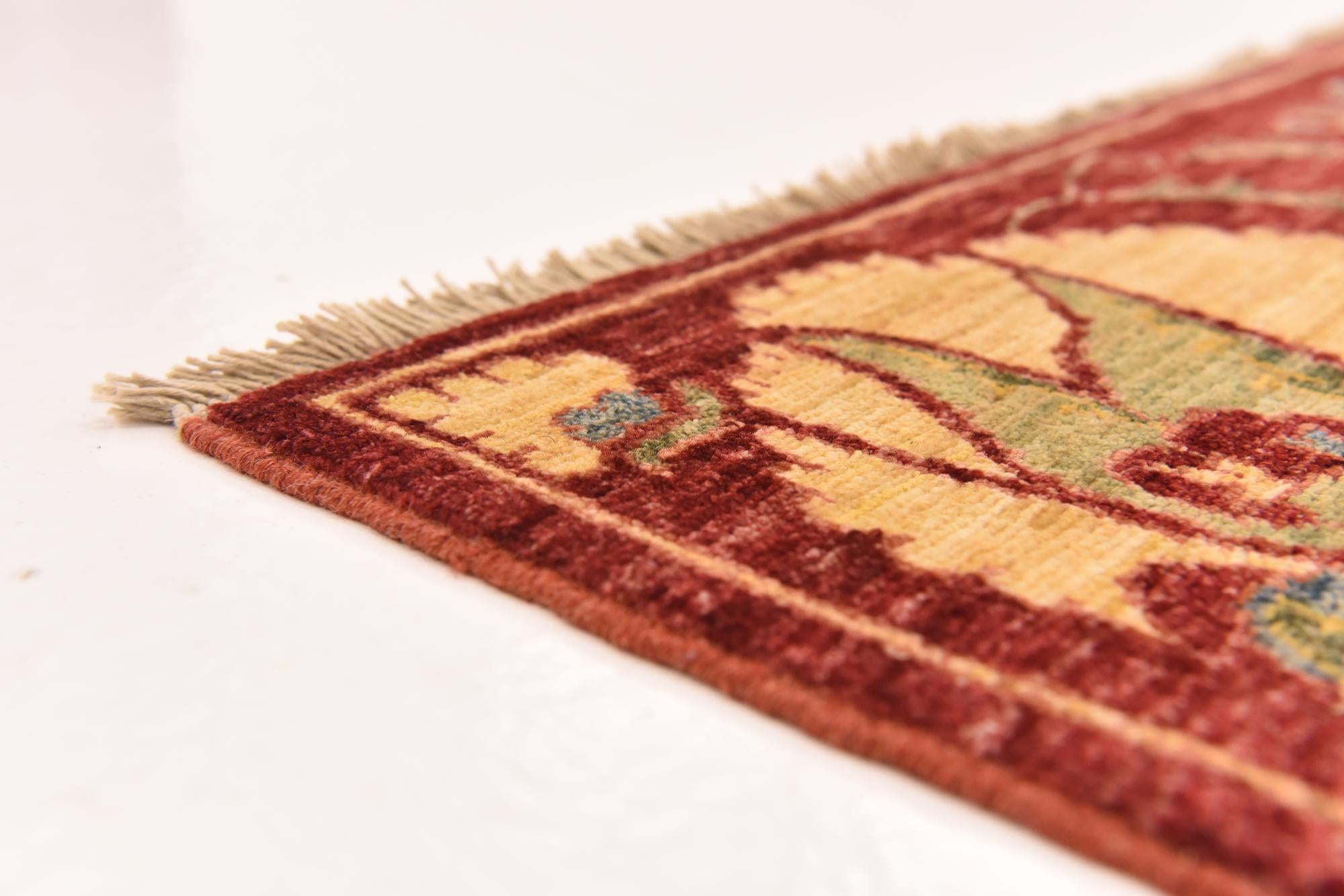 5' 6 x 8' 4 Hand Knotted Ariana Ziegler Oriental Rug