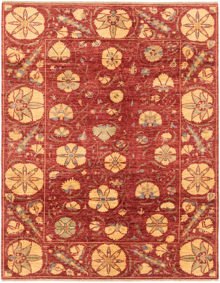 Detail image of 5' 6 x 8' 4 Hand Knotted Ariana Ziegler Oriental Rug