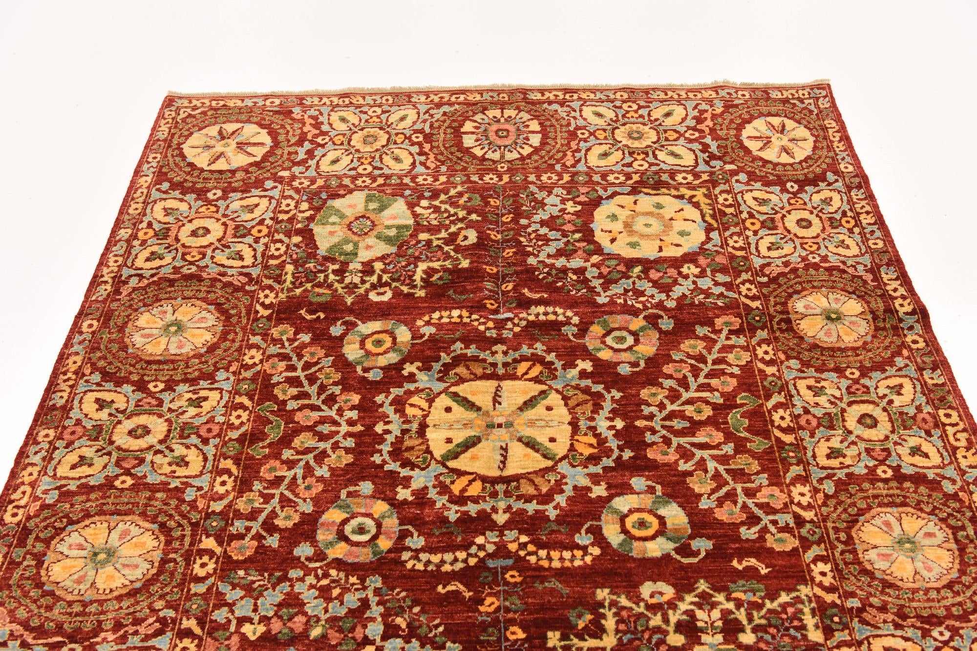 5' x 6' 4 Hand Knotted Ariana Ziegler Oriental Rug