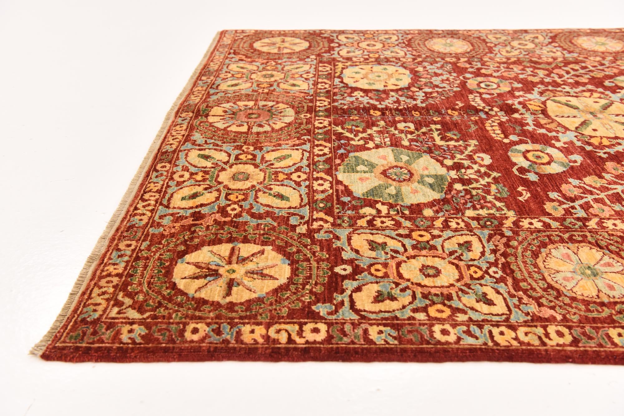 5' x 6' 4 Hand Knotted Ariana Ziegler Oriental Rug