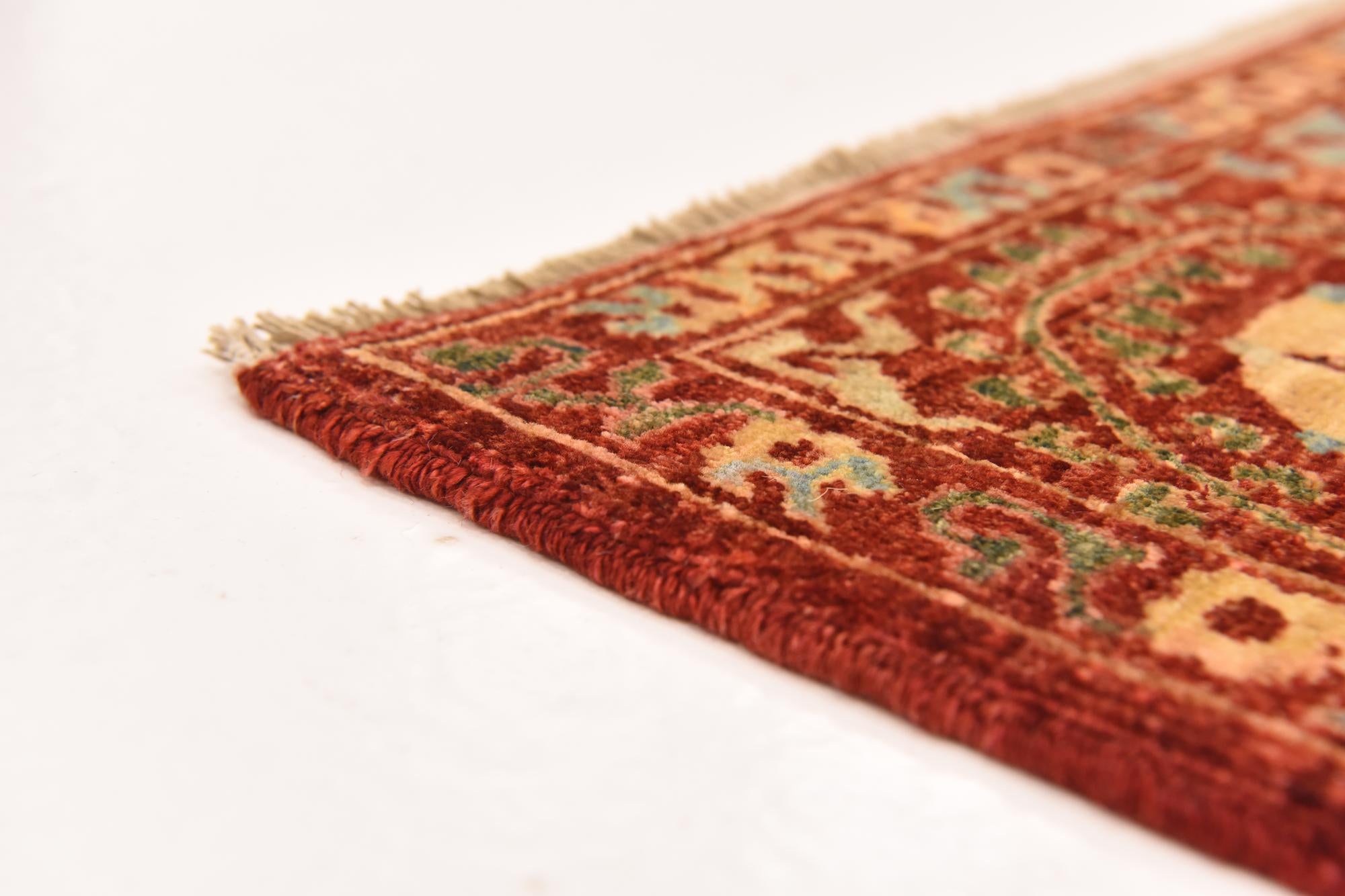 5' x 6' 4 Hand Knotted Ariana Ziegler Oriental Rug