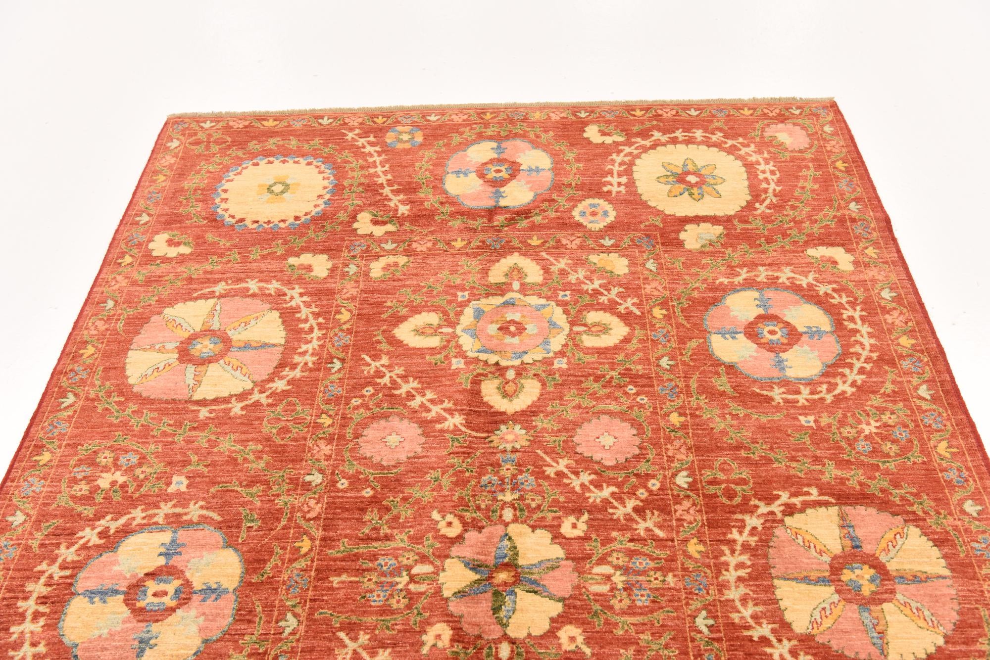 5' 1 x 6' 4 Hand Knotted Ariana Ziegler Oriental Rug