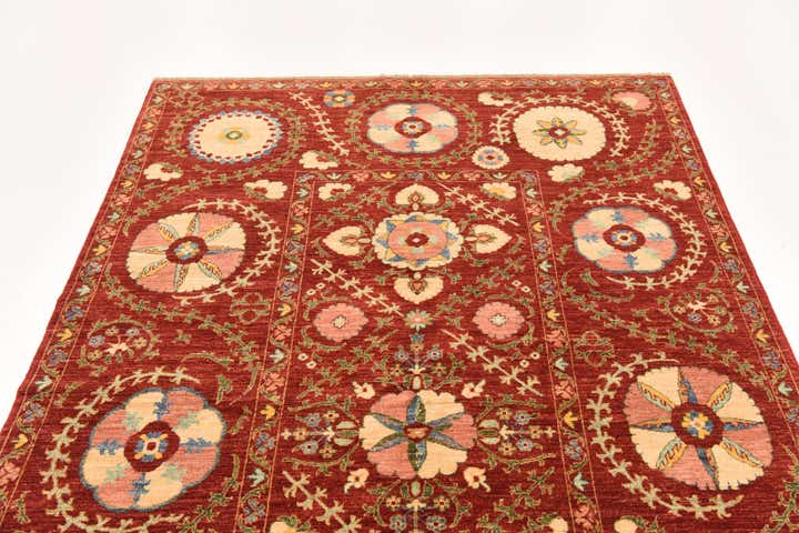 5' 1 x 6' 4 Hand Knotted Ariana Ziegler Oriental Rug