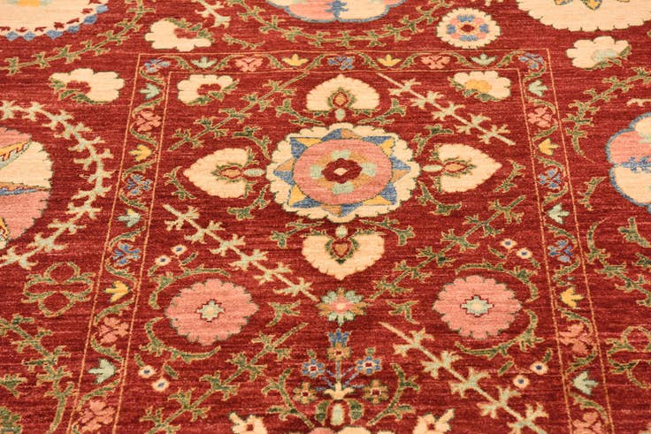 Detail image of 5' 1 x 6' 4 Hand Knotted Ariana Ziegler Oriental Rug