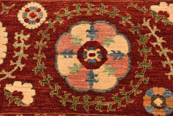 Detail image of 5' 1 x 6' 4 Hand Knotted Ariana Ziegler Oriental Rug