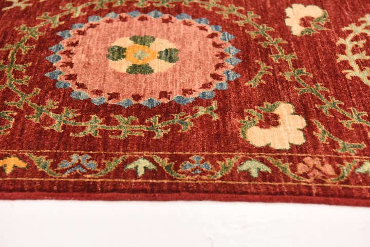 5' 1 x 6' 4 Hand Knotted Ariana Ziegler Oriental Rug