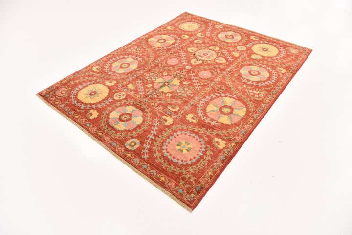 5' 3 x 6' 8 Hand Knotted Ariana Ziegler Oriental Rug