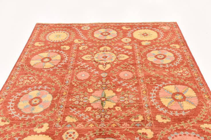 Detailansicht von 160cm x 205cm Handgeknüpft Ariana Ziegler Orientalisch Teppich