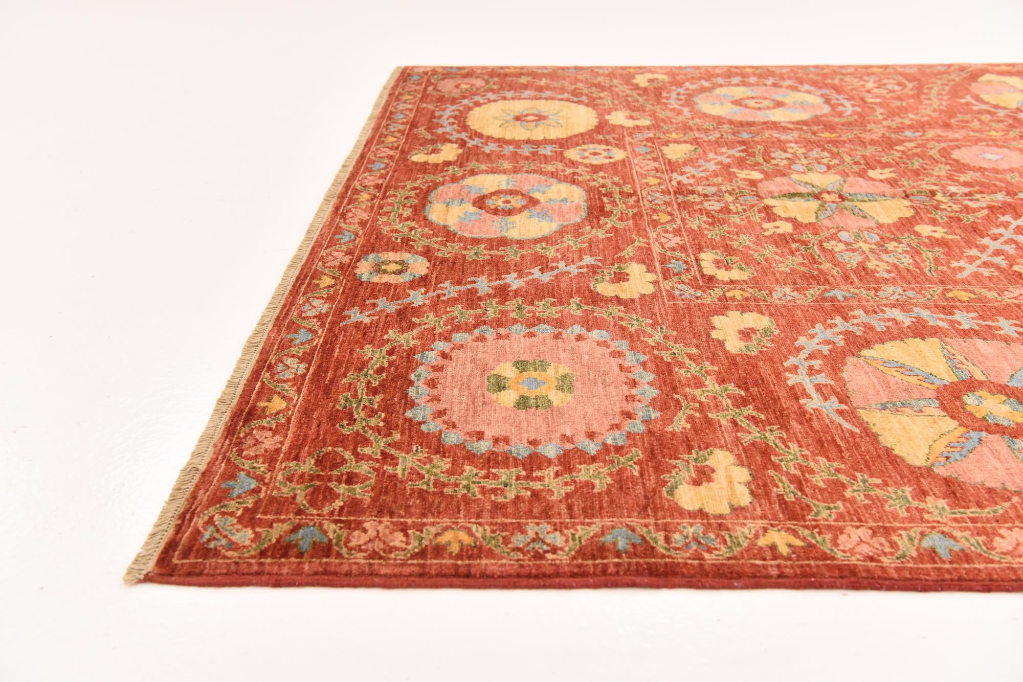 5' 3 x 6' 8 Hand Knotted Ariana Ziegler Oriental Rug