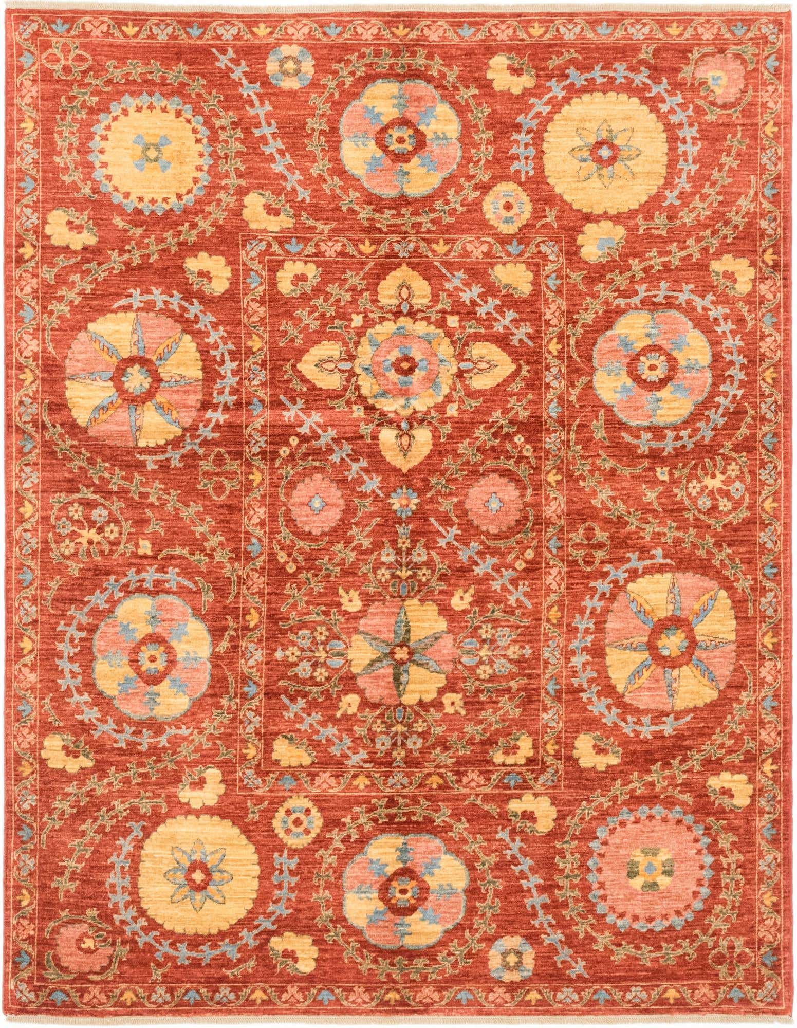 5' 3 x 6' 8 Hand Knotted Ariana Ziegler Oriental Rug