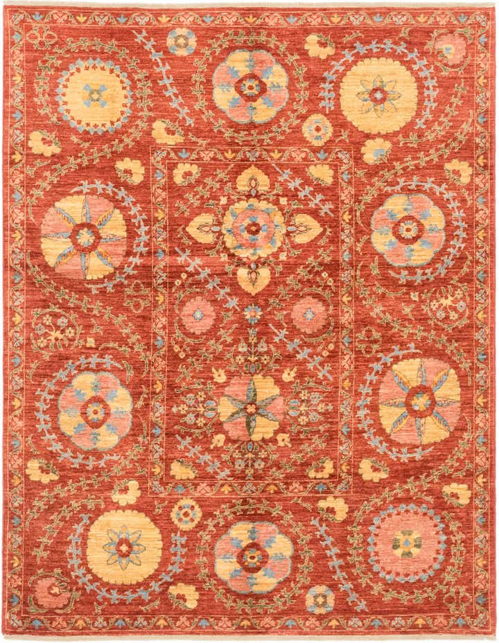 5' 3 x 6' 8 Hand Knotted Ariana Ziegler Oriental Rug