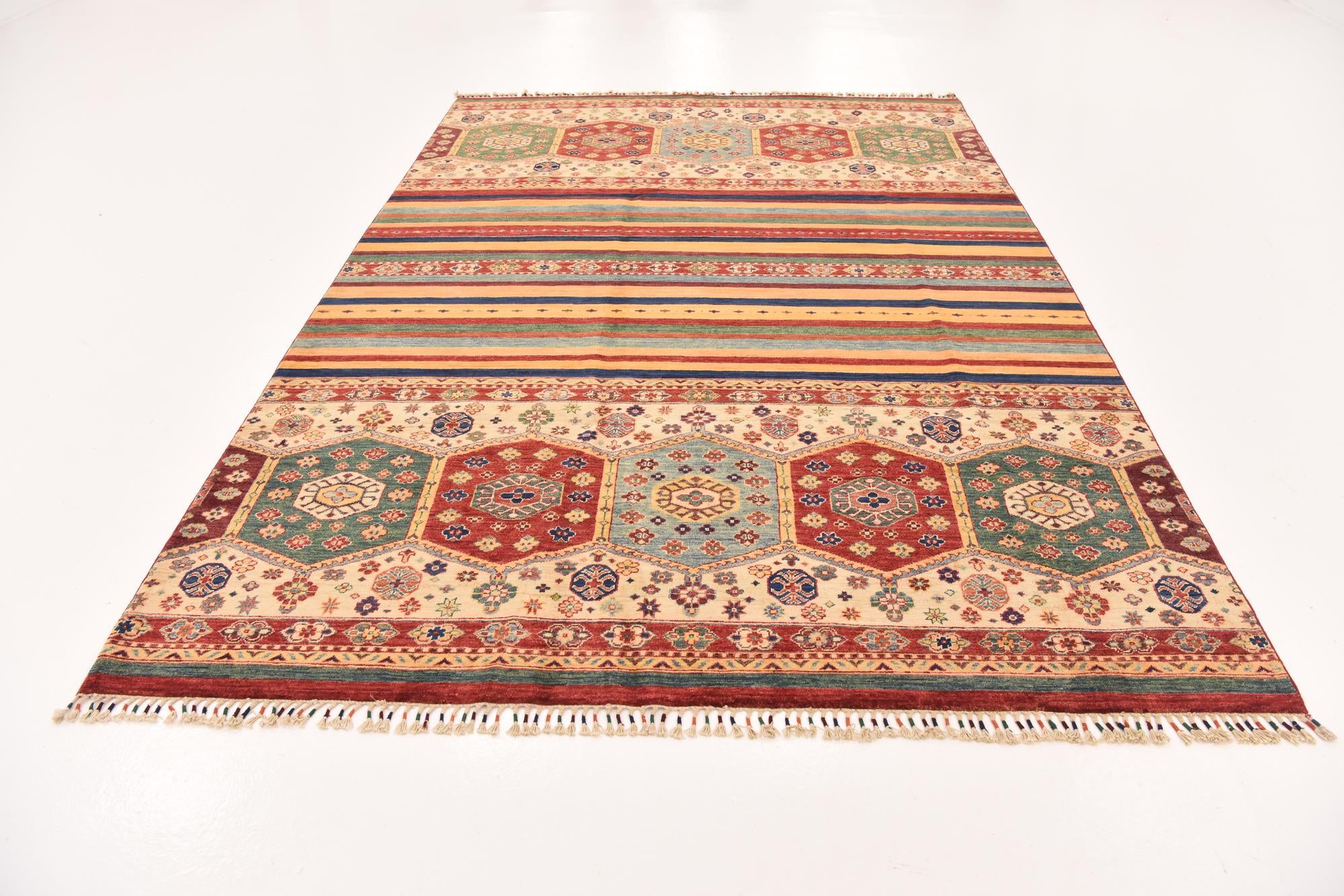 6' 9 x 9' 9 Hand Knotted Ariana Ziegler Rug