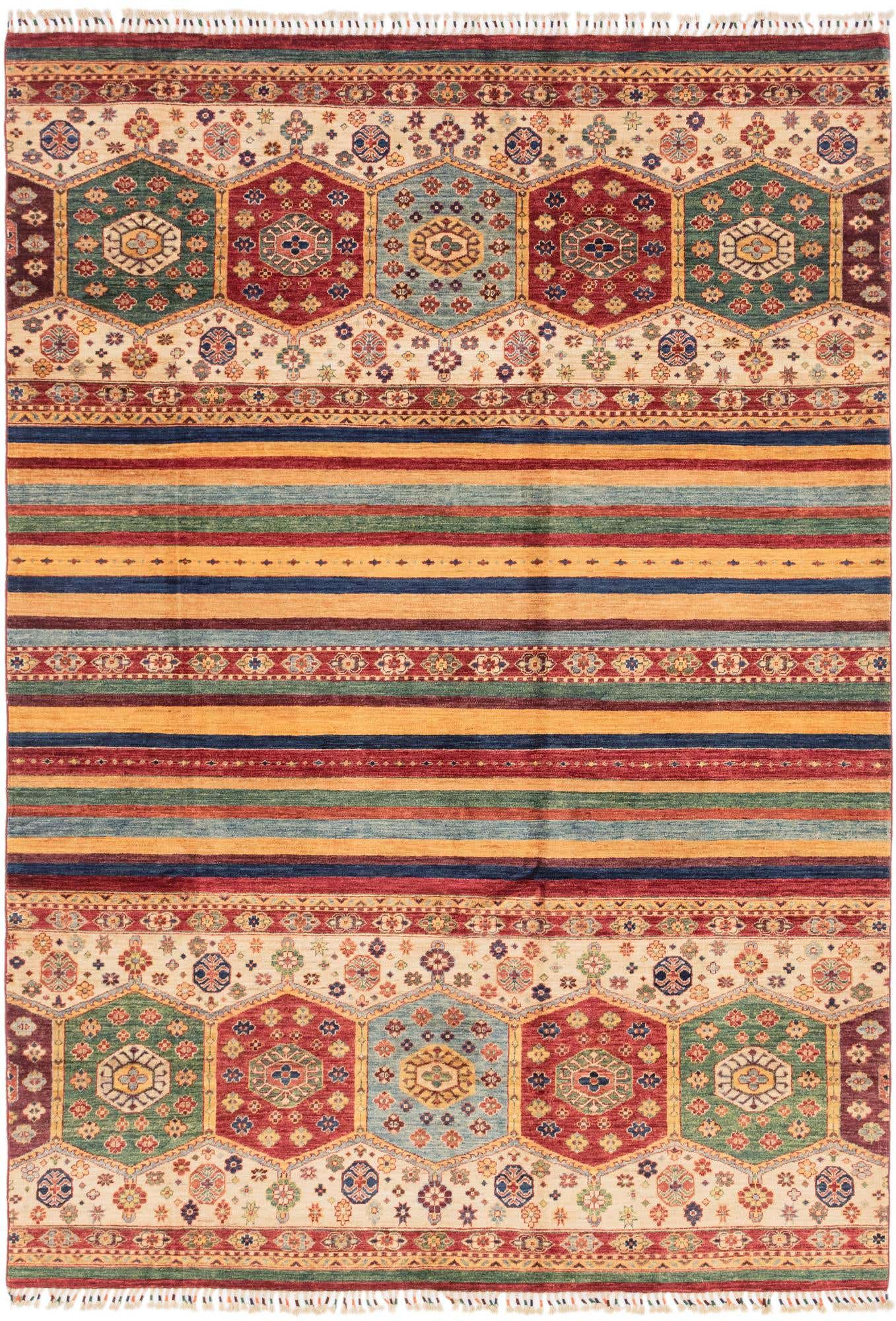6' 9 x 9' 9 Hand Knotted Ariana Ziegler Rug
