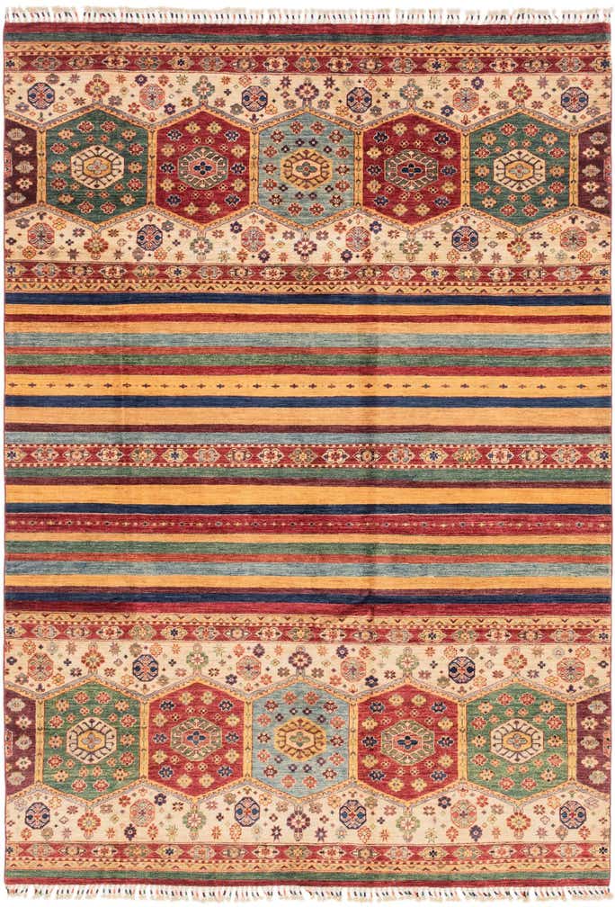 6' 9 x 9' 9 Hand Knotted Ariana Ziegler Rug