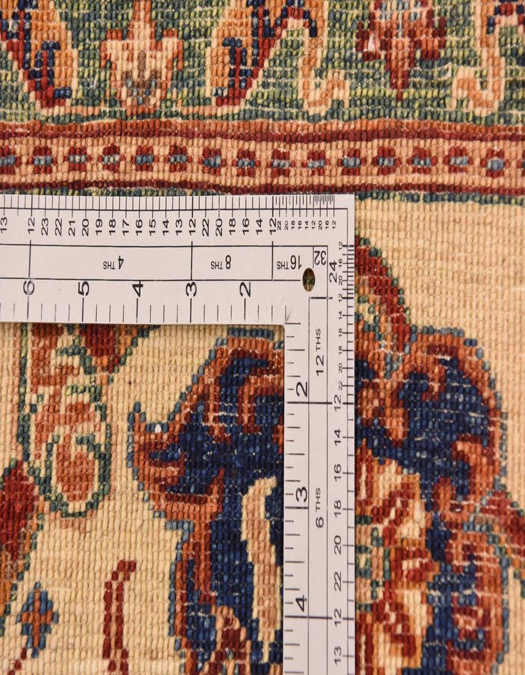 Detail image of 6' 9 x 10' 2  Hand Knotted Ariana Ziegler Rug
