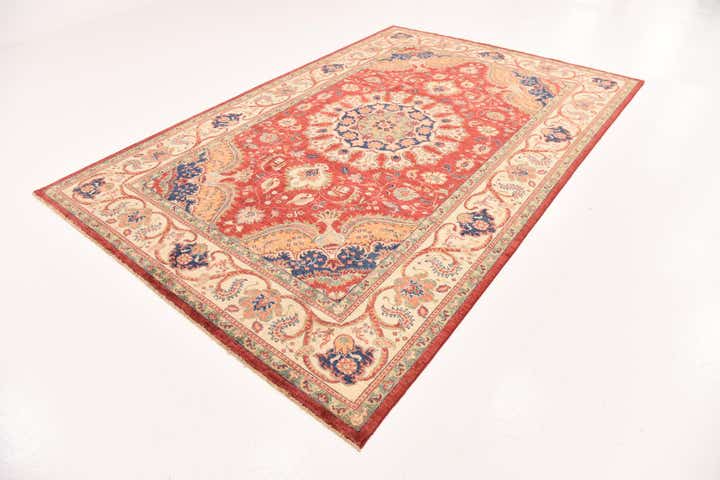 6' 9 x 10' 2 Hand Knotted Ariana Ziegler Rug