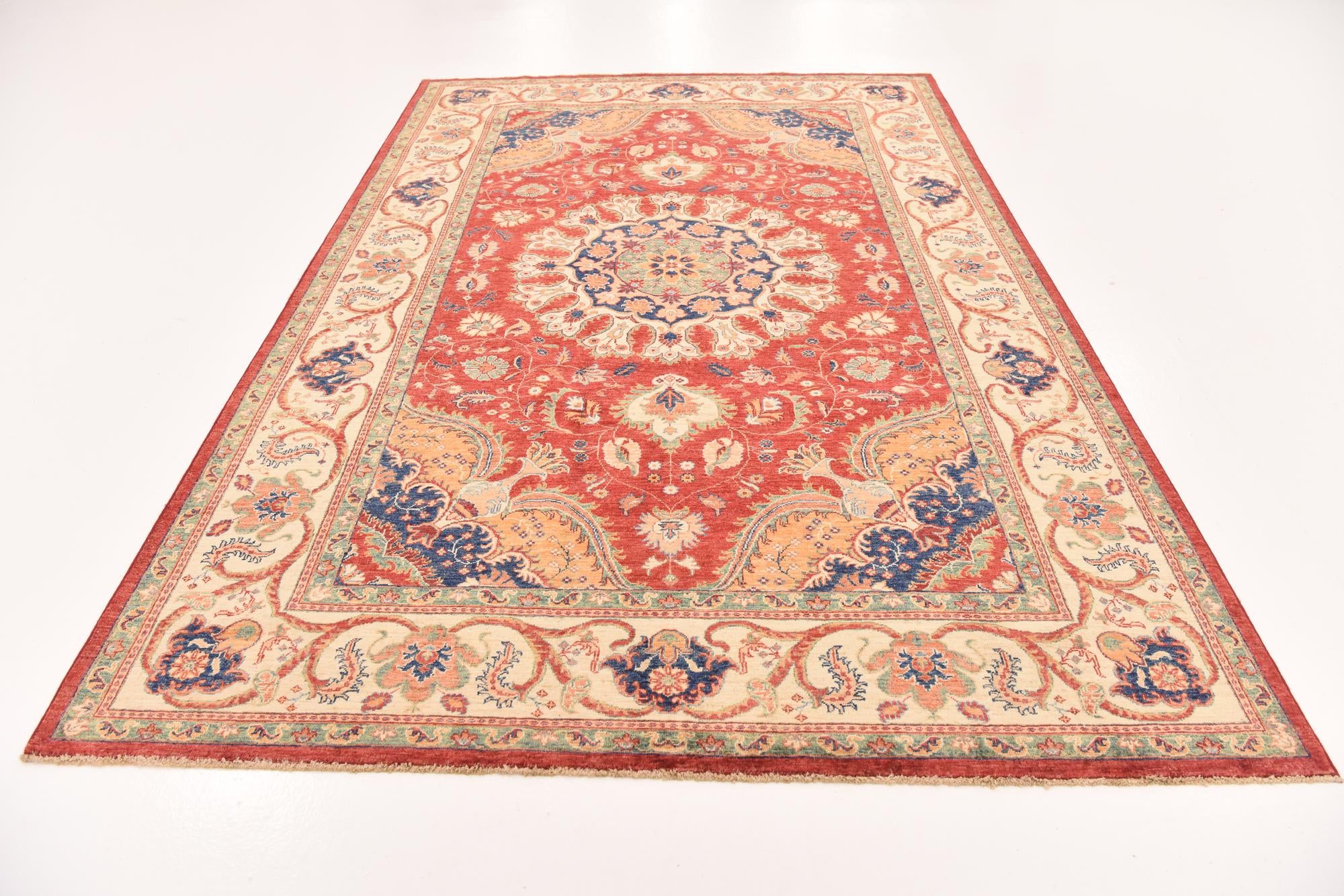 6' 9 x 10' 2 Hand Knotted Ariana Ziegler Rug