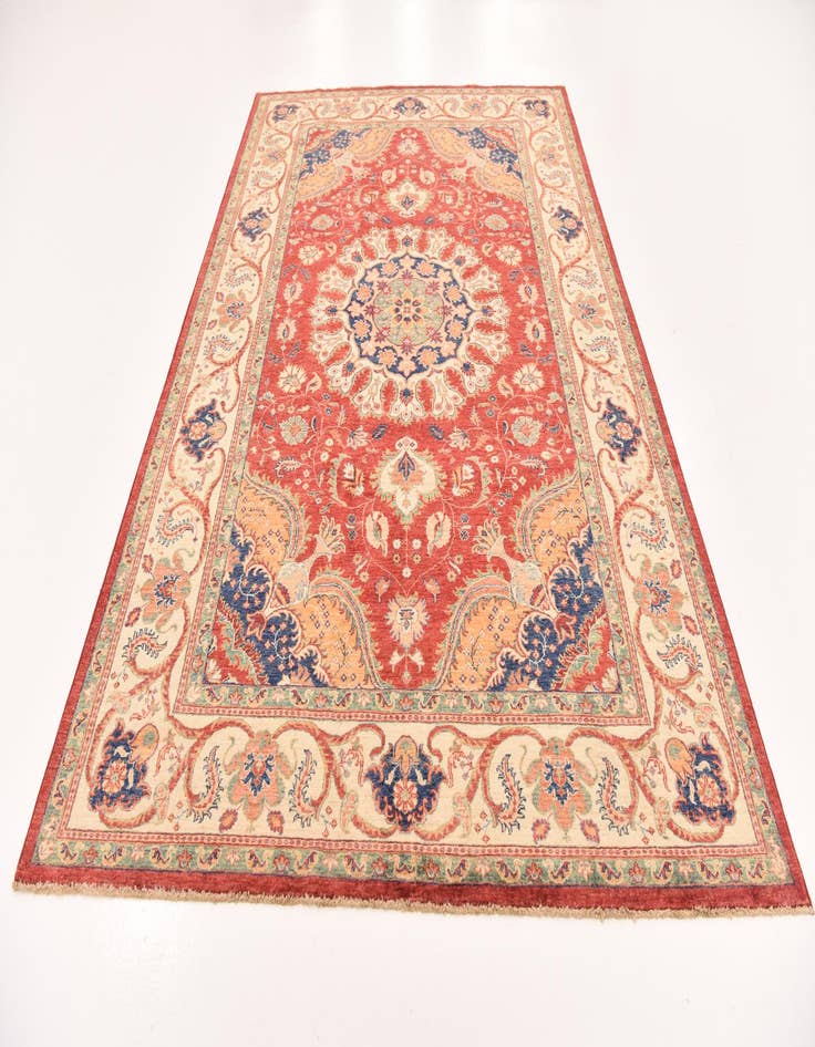 Detail image of 6' 9 x 10' 2  Hand Knotted Ariana Ziegler Rug