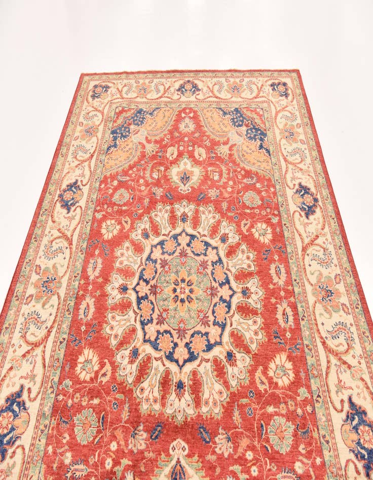 Detail image of 6' 9 x 10' 2  Hand Knotted Ariana Ziegler Rug