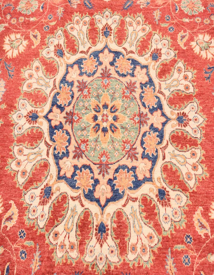 Detail image of 6' 9 x 10' 2  Hand Knotted Ariana Ziegler Rug