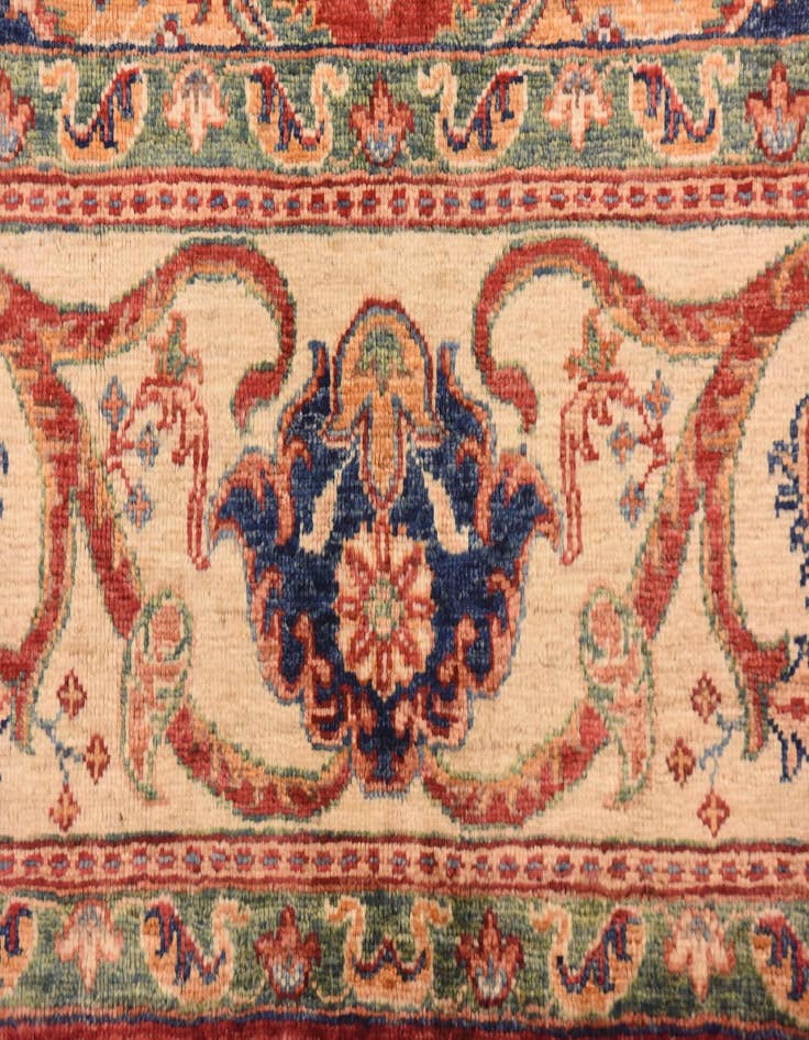 Detail image of 6' 9 x 10' 2  Hand Knotted Ariana Ziegler Rug