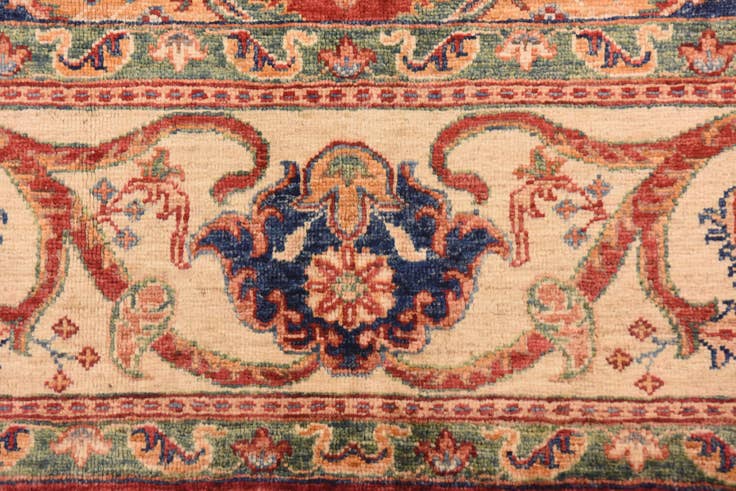 Detail image of 6' 9 x 10' 2 Hand Knotted Ariana Ziegler Rug