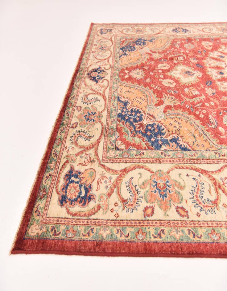 Detail image of 6' 9 x 10' 2  Hand Knotted Ariana Ziegler Rug