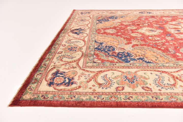 6' 9 x 10' 2 Hand Knotted Ariana Ziegler Rug