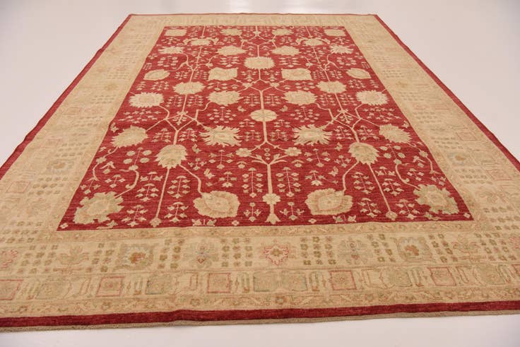 Detail image of 8' 5 x 11' 7 Hand Knotted Ariana Ziegler Rug