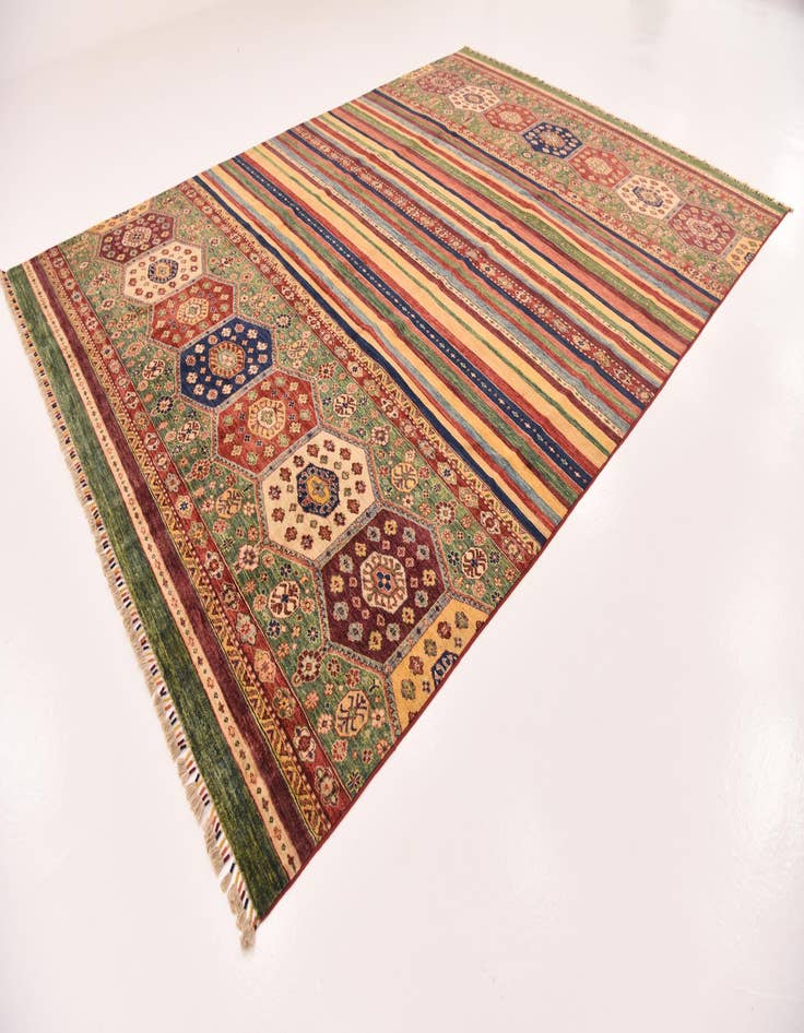 Detail image of 8' 10 x 12' 2  Hand Knotted Ariana Ziegler Rug