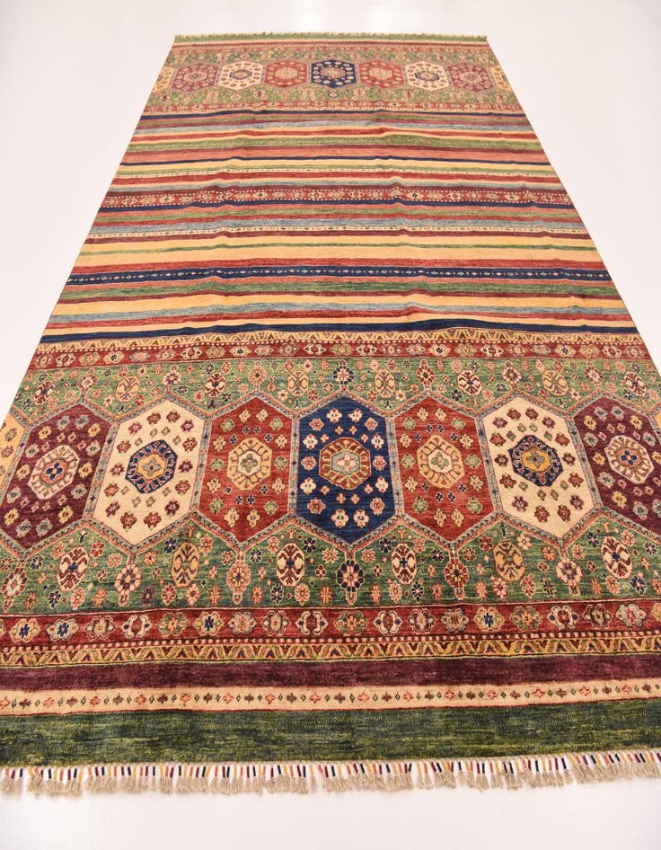 Detail image of 8' 10 x 12' 2  Hand Knotted Ariana Ziegler Rug