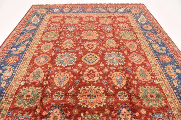 8' x 11' 5 Hand Knotted Ariana Ziegler Rug