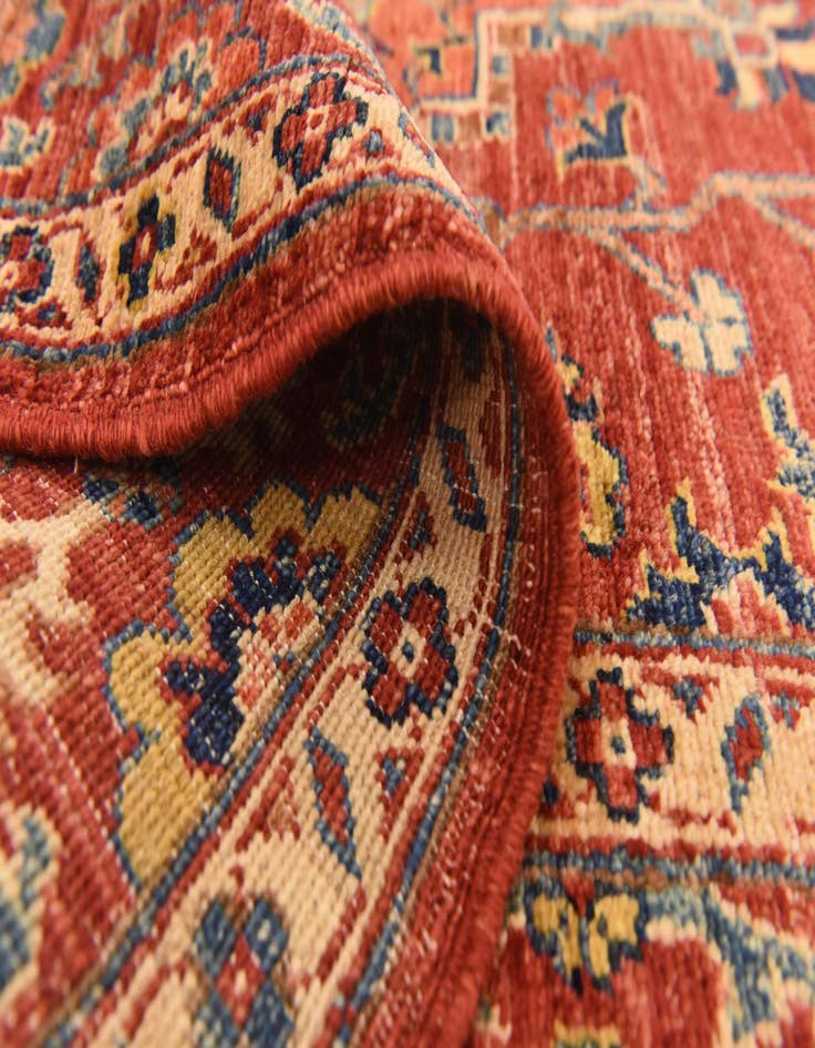 Detail image of 5' x 6' 7  Hand Knotted Ariana Ziegler Rug