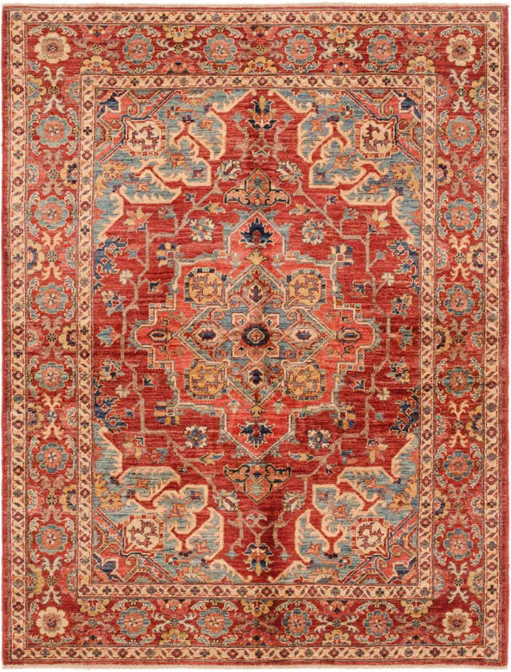 5' x 6' 7 Hand Knotted Ariana Ziegler Rug