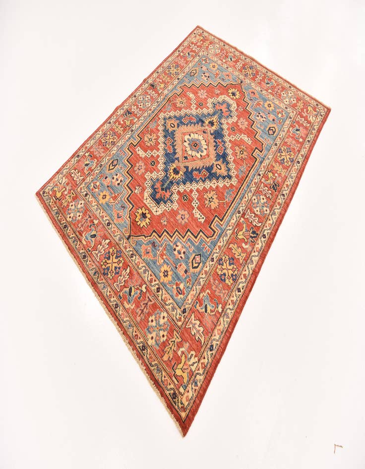 Detail image of 5' x 6' 6 Hand Knotted Ariana Ziegler Rug