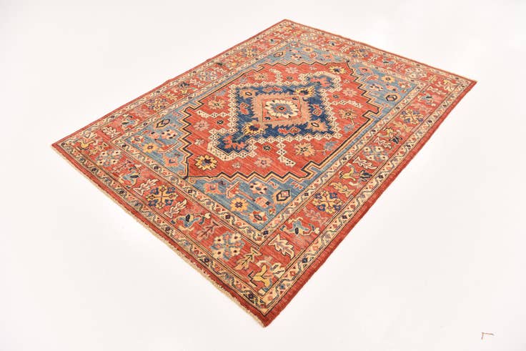 Detail image of 5' x 6' 6 Hand Knotted Ariana Ziegler Rug