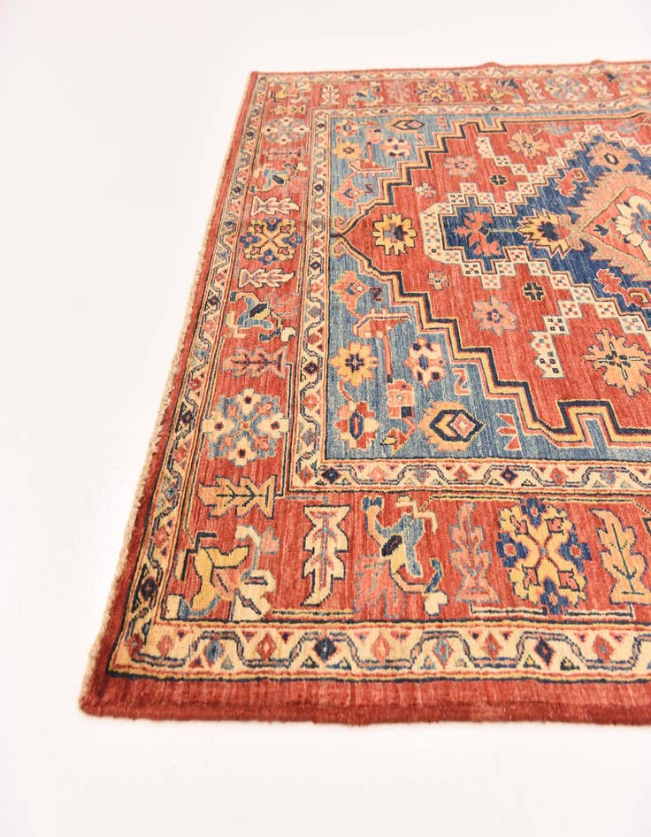 Detail image of 5' x 6' 6 Hand Knotted Ariana Ziegler Rug
