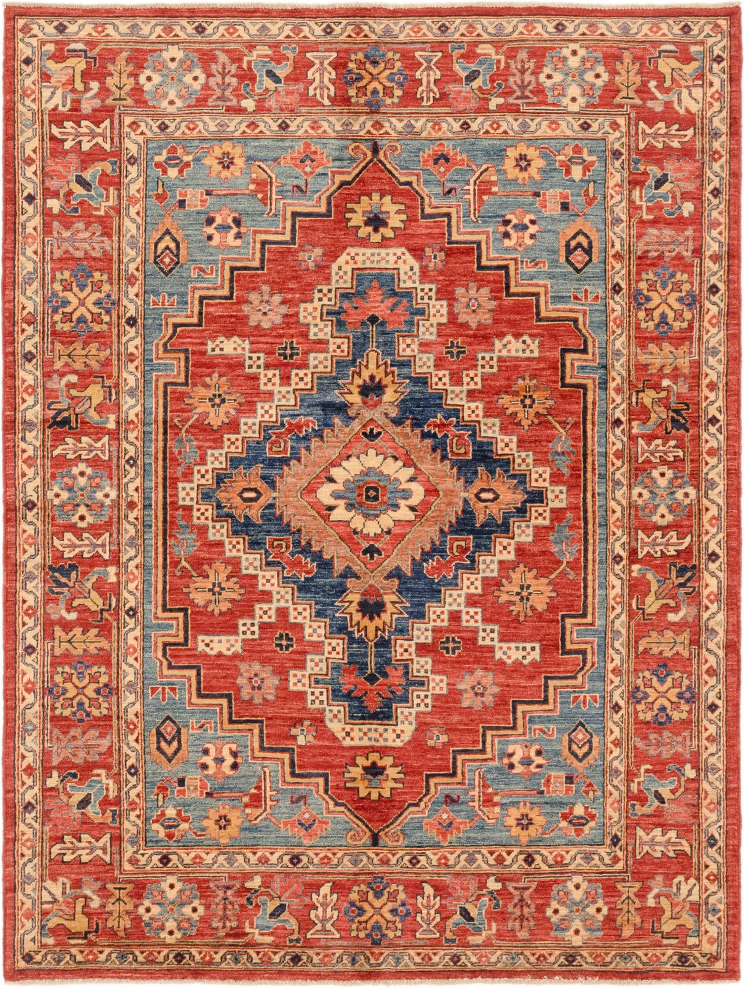 5' x 6' 6 Hand Knotted Ariana Ziegler Rug