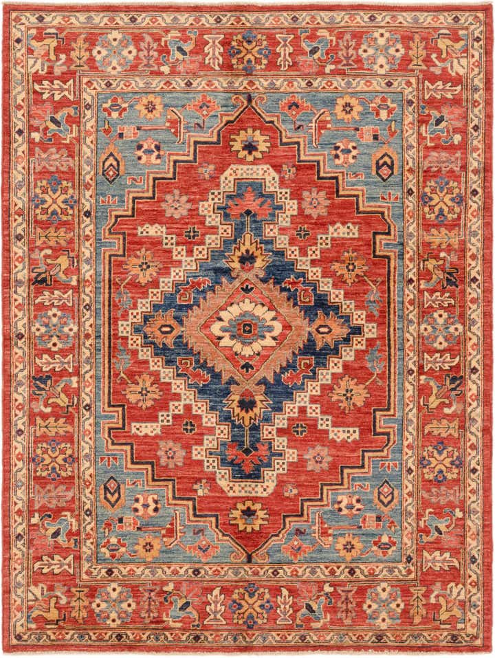 5' x 6' 6 Hand Knotted Ariana Ziegler Rug