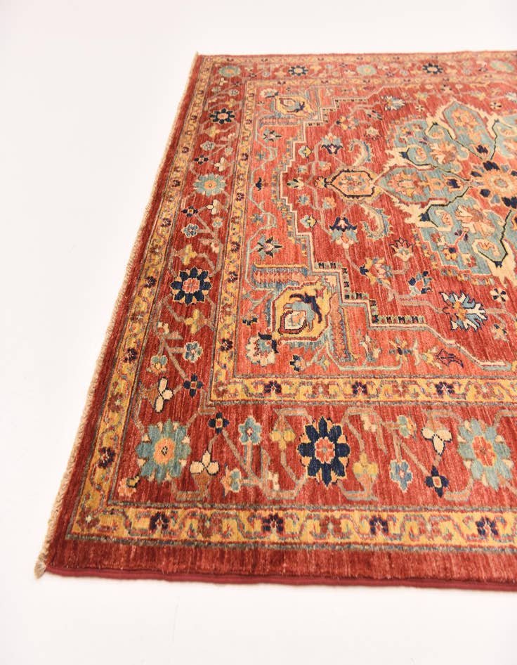 Detail image of 5' x 6' 6 Hand Knotted Ariana Ziegler Rug