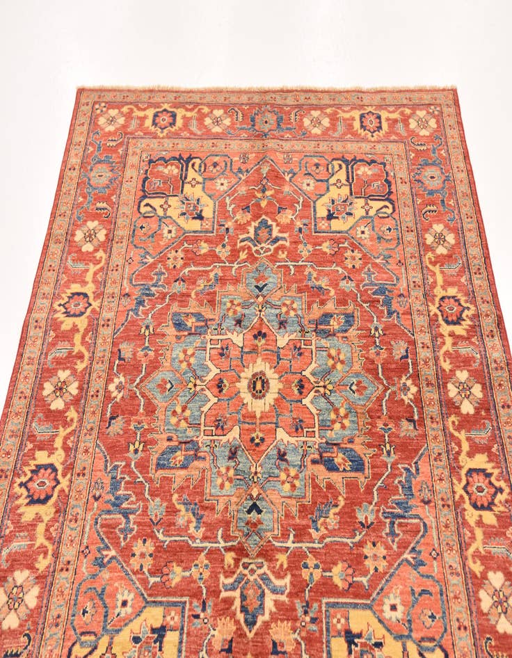 Detail image of 4' 9 x 6' 6  Hand Knotted Ariana Ziegler Rug