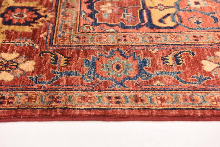 Detail image of 4' 9 x 6' 6 Hand Knotted Ariana Ziegler Rug